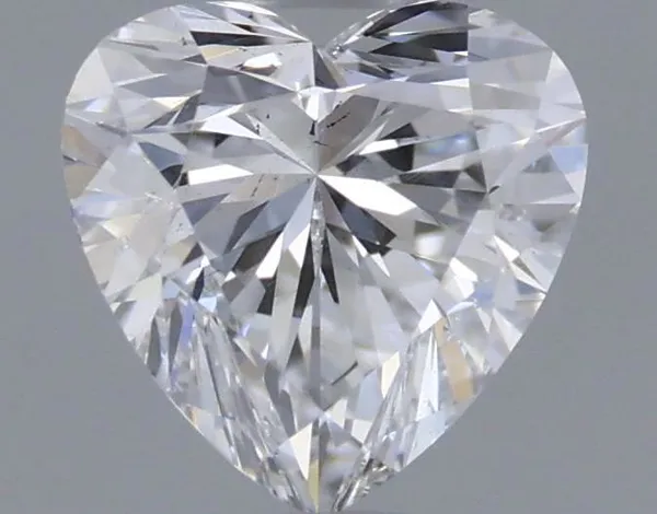 0.5ct HEART D SI1 Lab diamond