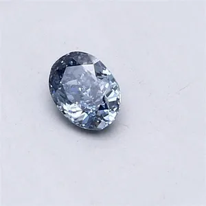 0.31ct OVAL Fancy Intense Blue SI2 Coloured Lab diamond