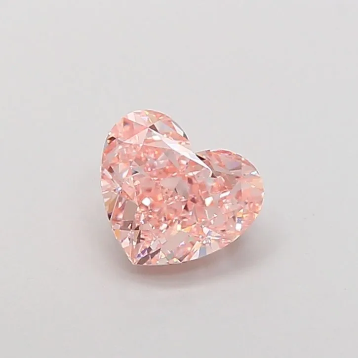 1.75ct HEART Fancy Intense Pink VVS2 Coloured Lab diamond