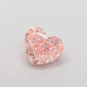 1.75ct HEART Fancy Intense Pink VVS2 Coloured Lab diamond