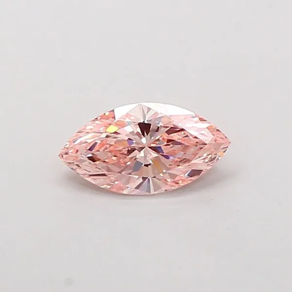 1.02ct MARQUISE Fancy Intense Pink VS1 Coloured Lab diamond