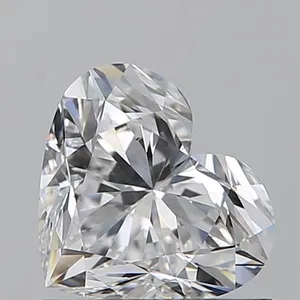 0.91ct HEART D VS2 Natural diamond