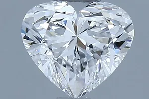 0.53ct HEART D VVS2 Natural diamond