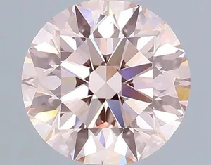 1.01ct ROUND Fancy Intense Pink VS1 Coloured Lab diamond