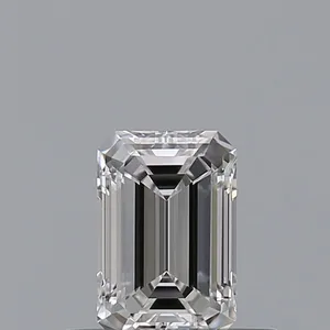 0.37ct EMERALD D VVS2 Natural diamond