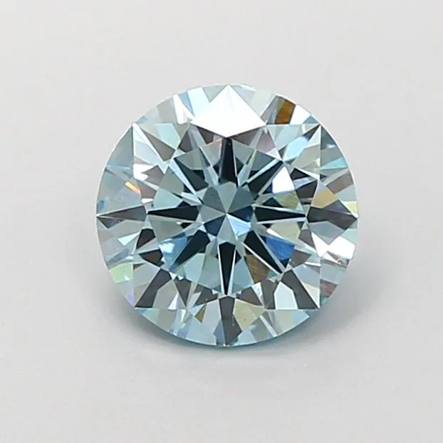 1.16ct ROUND Fancy Intense Blue VS1 Coloured Lab diamond