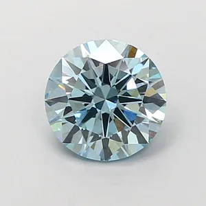 1.16ct ROUND Fancy Intense Blue VS1 Coloured Lab diamond