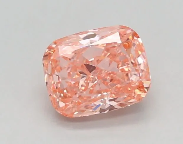 0.48ct CUSHION Fancy Vivid Pink VVS1 Coloured Lab diamond