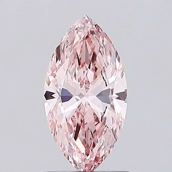 1.07ct MARQUISE Fancy Vivid Pink VS1 Coloured Lab diamond