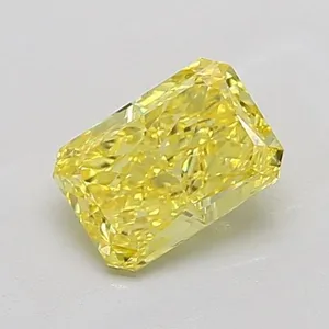 1.33ct RADIANT Fancy Intense Yellow VS1 Coloured Lab diamond