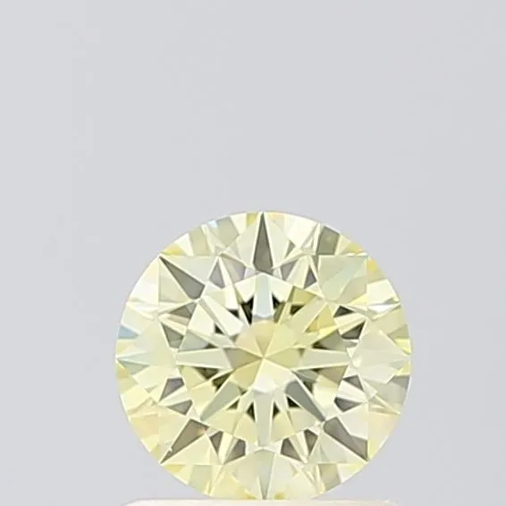 0.73ct ROUND Fancy Yellow VS1 Coloured Lab diamond