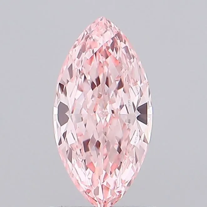 1.14ct MARQUISE Fancy Vivid Pink VVS2 Coloured Lab diamond