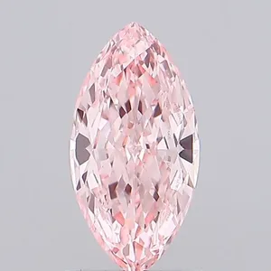 1.14ct MARQUISE Fancy Vivid Pink VVS2 Coloured Lab diamond