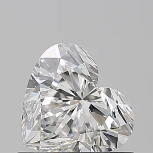 0.6ct HEART G VVS2 Natural diamond
