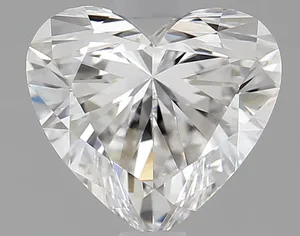 1.08ct HEART E VVS1 Lab diamond