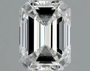 0.38ct EMERALD E VVS2 Natural diamond