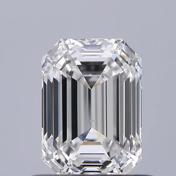 0.71ct EMERALD F VS2 Natural diamond