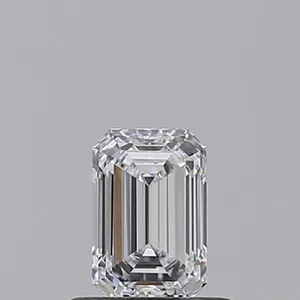 0.56ct EMERALD D IF Lab diamond