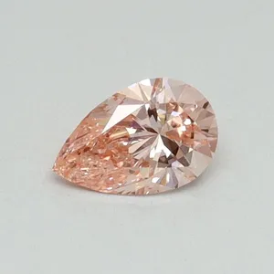 0.31ct PEAR Fancy Intense Pink VS2 Coloured Lab diamond