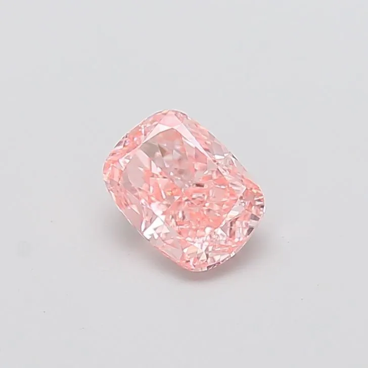 1.06ct CUSHION Fancy Vivid Pink VVS2 Coloured Lab diamond