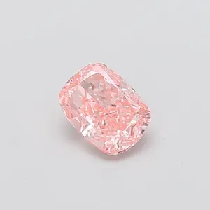 1.06ct CUSHION Fancy Vivid Pink VVS2 Coloured Lab diamond