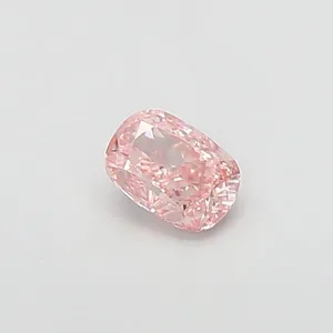 0.54ct CUSHION Fancy Intense Brown Pink VS1 Coloured Lab diamond