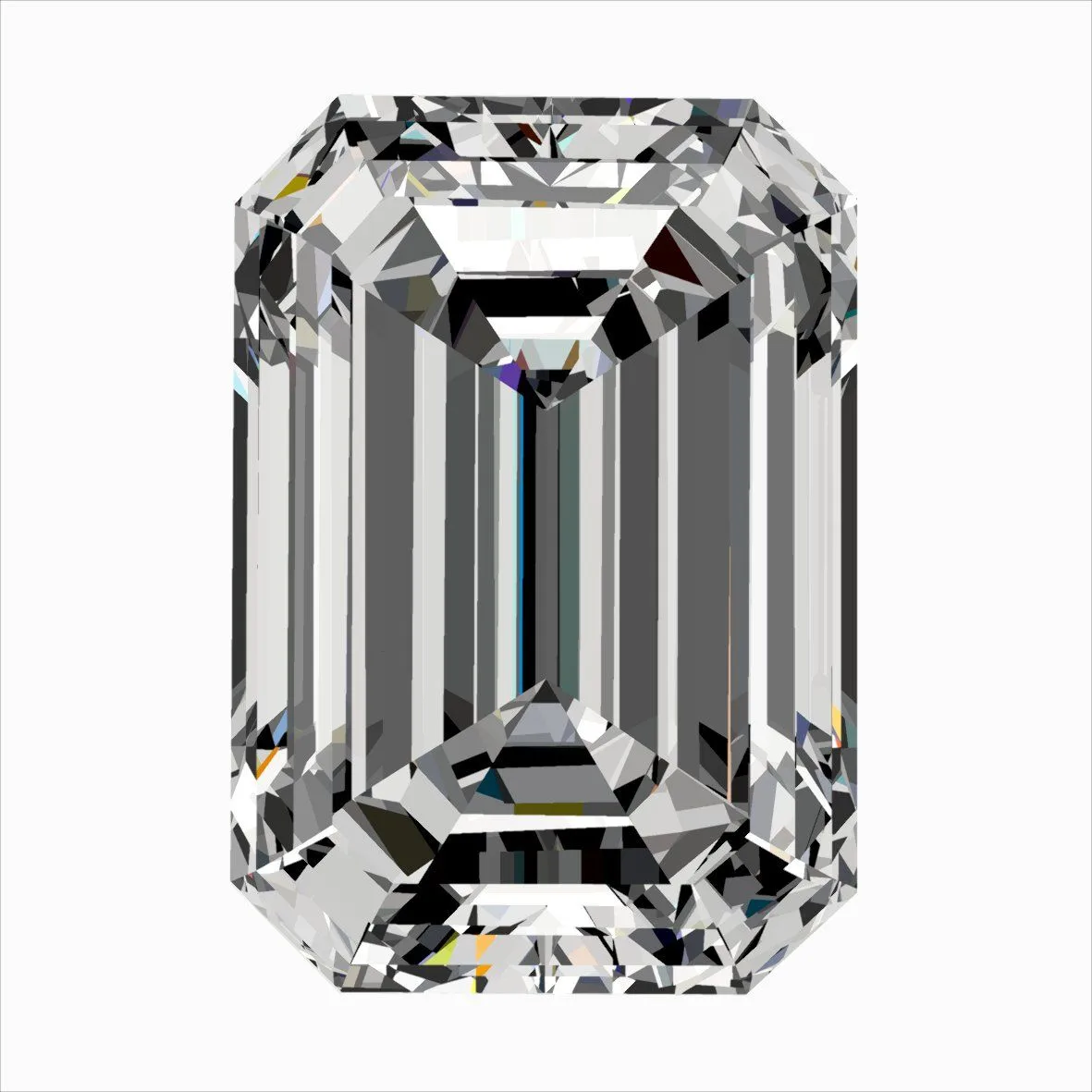 0.30ct EMERALD F VVS1 Natural diamond
