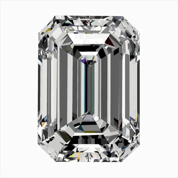 0.3ct EMERALD F VVS1 Natural diamond