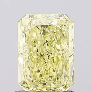 1.06ct RADIANT Fancy Yellow VS2 Coloured Lab diamond