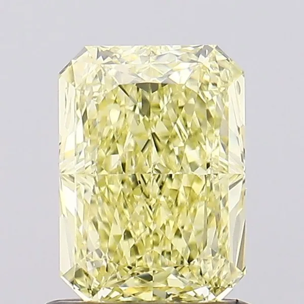 1.06ct RADIANT Fancy Yellow VS2 Coloured Lab diamond