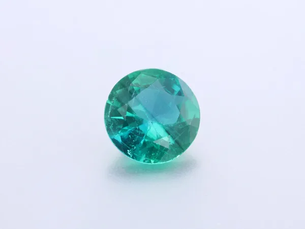 0.6ct Green Emerald, Round cut gemstone