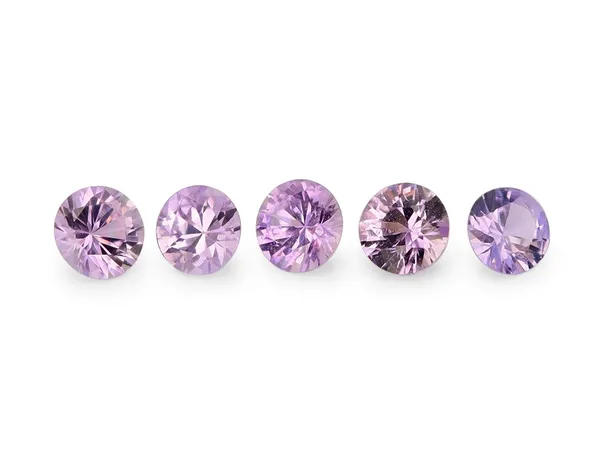 0.28ct Purple Sapphire, Round cut gemstone