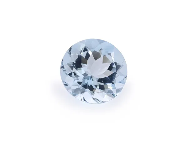 3.07ct Blue Aquamarine, Round cut gemstone