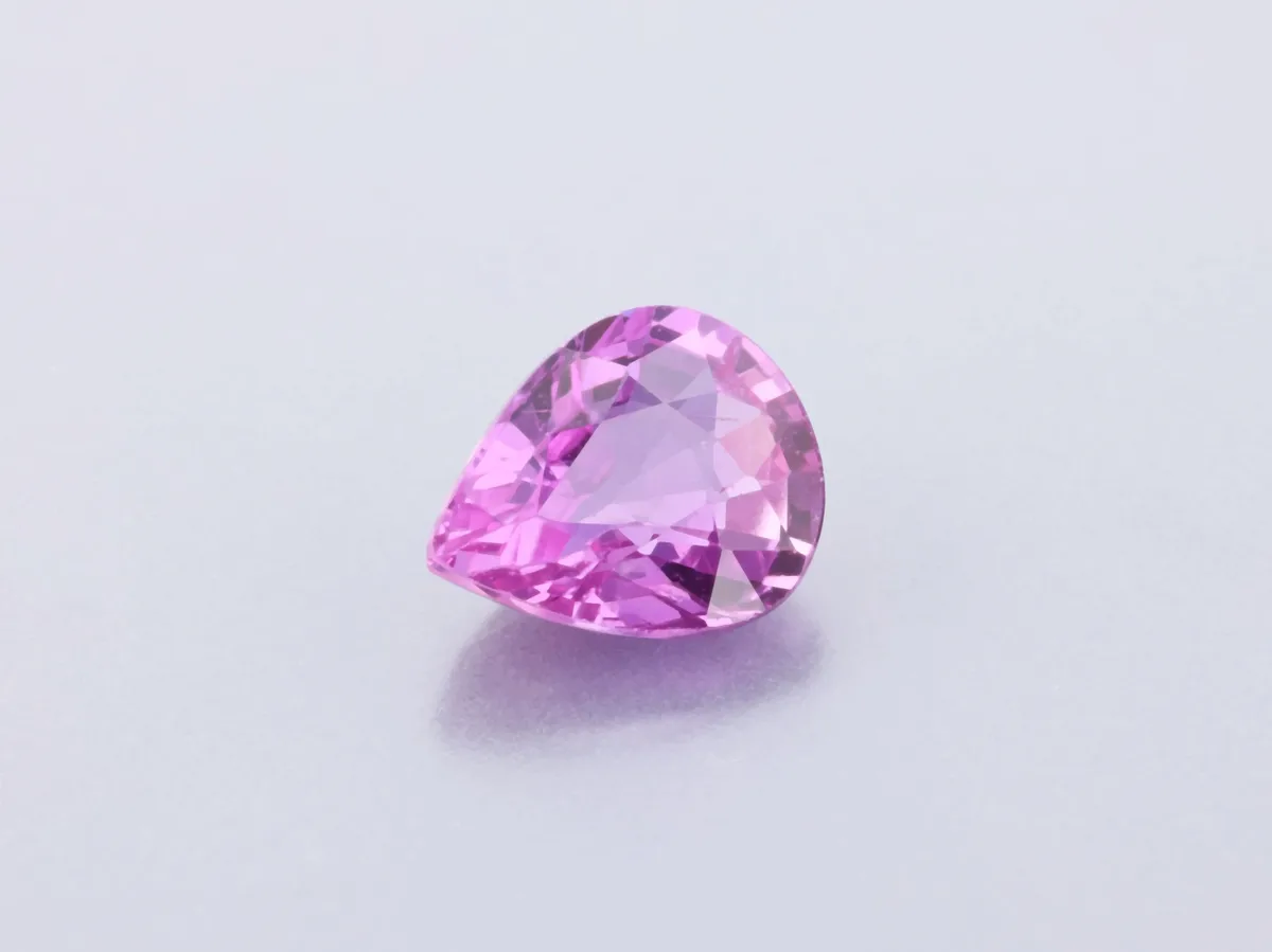 0.8ct Pink Sapphire, Pear Shape gemstone