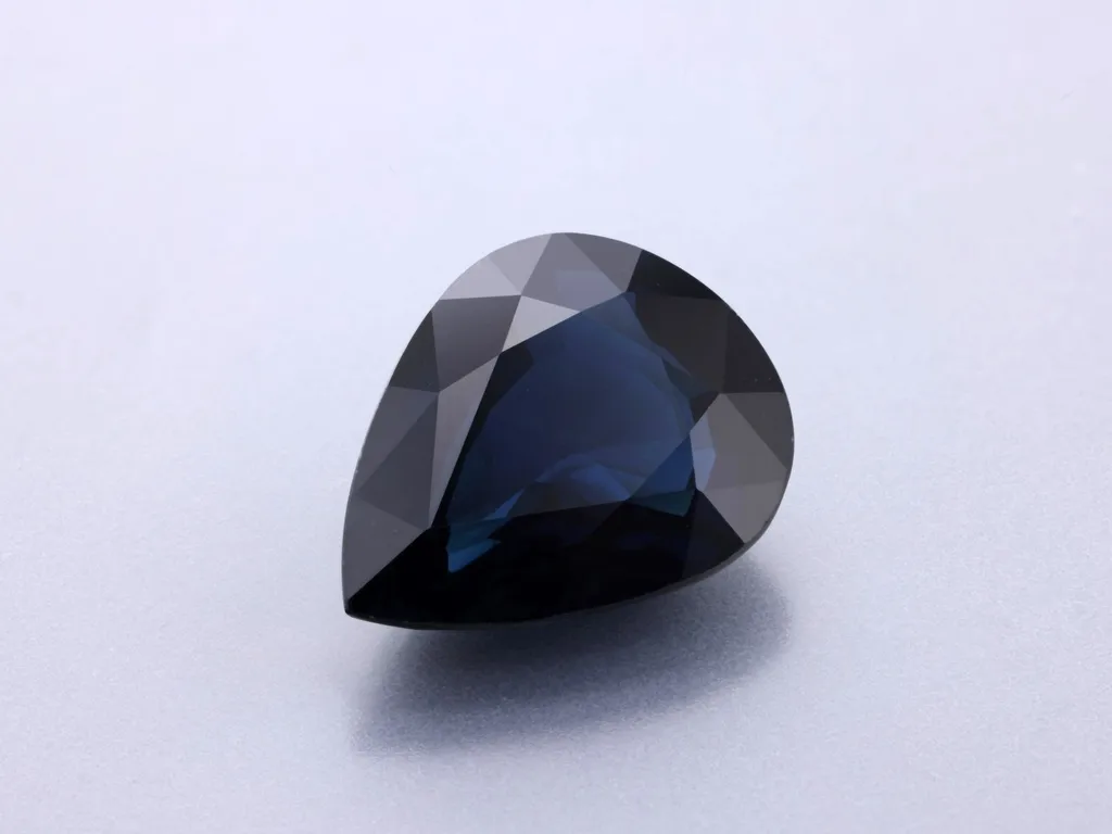 2.89ct Blue Sapphire, Pear Shape gemstone