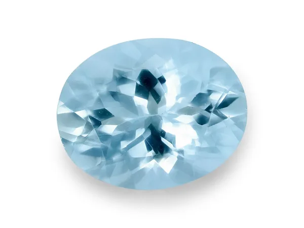 2.35ct Blue Aquamarine, Oval cut gemstone