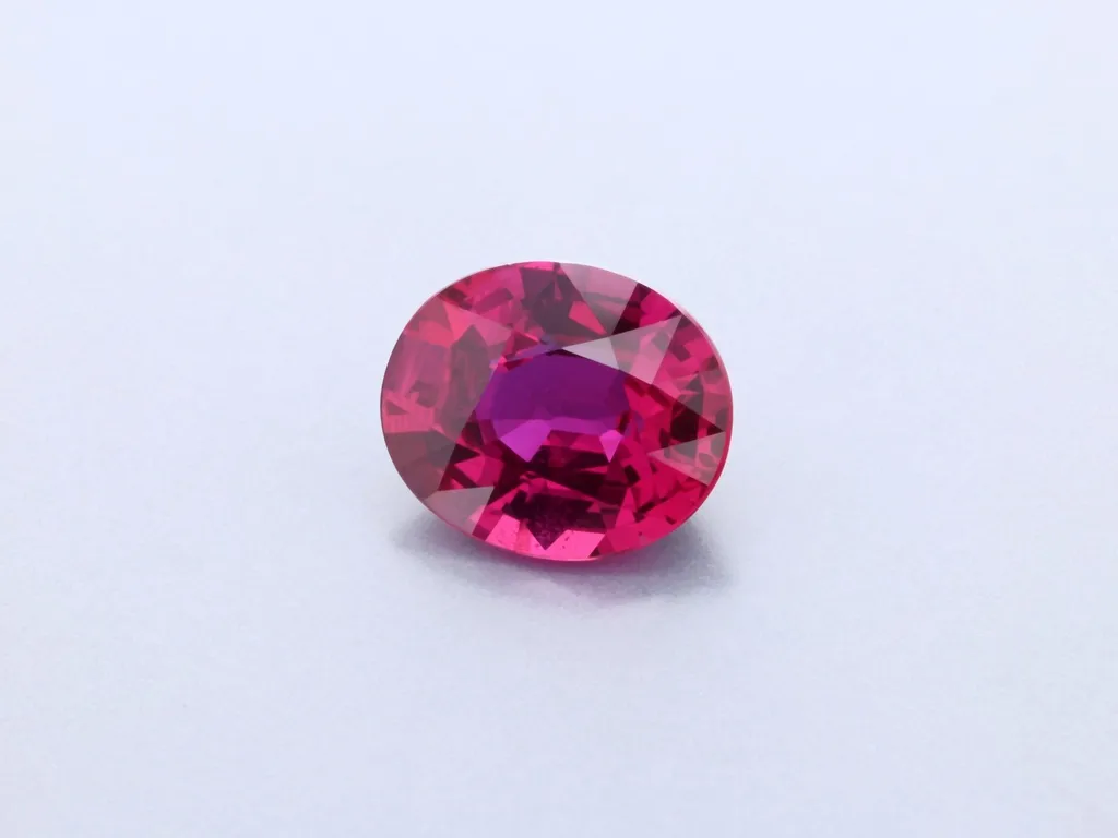 1.05ct Red Ruby, Oval gemstone