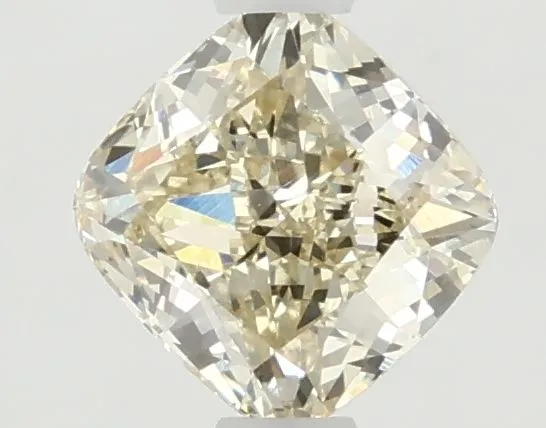 1.14ct CUSHION Fancy Light Yellow VS1 Coloured Lab diamond