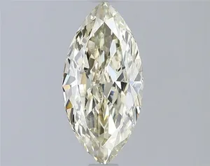 1.05ct MARQUISE Fancy Light Yellow VS2 Coloured Lab diamond