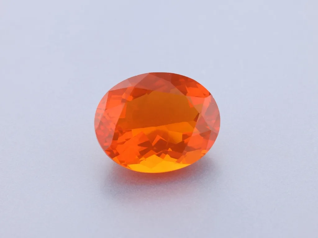 1.83ct Orange Opal, Oval gemstone