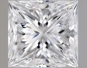 0.69ct PRINCESS D VS2 Natural diamond