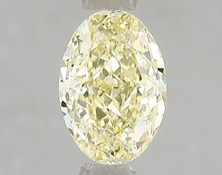 1.07ct OVAL Fancy Yellow VS1 Coloured Lab diamond