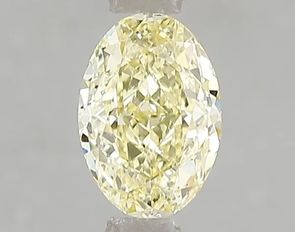 1.07ct OVAL Fancy Yellow VS1 Coloured Lab diamond