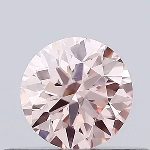 0.35ct ROUND Fancy Intense Pink VVS2 Coloured Lab diamond