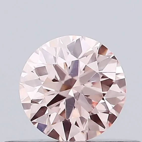 0.35ct ROUND Fancy Intense Pink VVS2 Coloured Lab diamond
