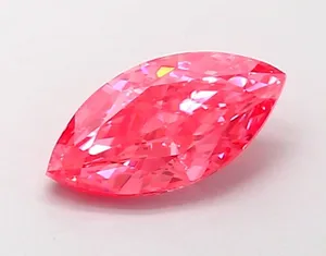 1.05ct MARQUISE Fancy Vivid Pink VVS2 Coloured Lab diamond