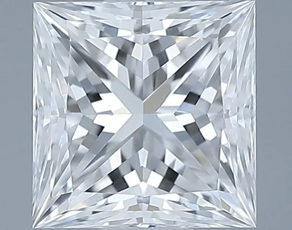 0.51ct PRINCESS D VVS1 Natural diamond