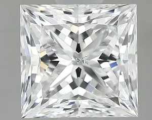 0.9ct PRINCESS E SI2 Natural diamond