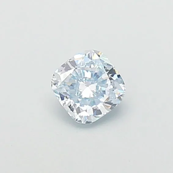 0.61ct CUSHION Fancy Blue VVS2 Coloured Lab diamond