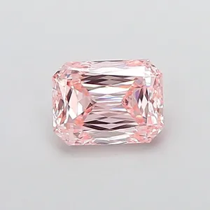 1ct RADIANT Fancy Intense Pink VVS2 Coloured Lab diamond